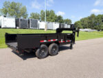 TOP HAT7X14 GOOSENECK DUMP TRAILER! - Image 11