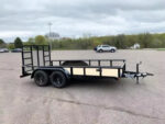 Quality Top Hat 83" x 14' Steel Tandem Axle Utility Trailer