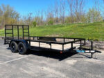 Quality Top Hat 83" x 18' Tandem Axle Heavy Duty Steel Utility Trailer - Image 5