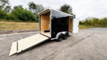 7.5 x 12 Enclosed Trailer with Rear Ramp Stock# 296646 - Image 4