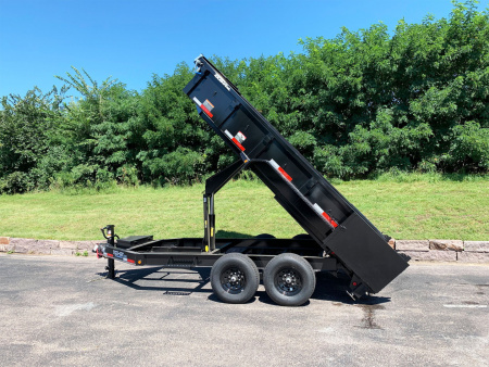 ghjgrnrt TOP HAT 7X14 HEAVY DUTY DUMP TRAILER! - Image 1