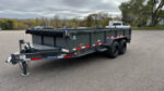 Heavy Duty Top Hat 7x16 Tandem Axle Bumper Pull Dump Trailer! - Image 2