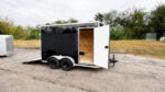 7.5 x 12 Enclosed Trailer with Rear Ramp Stock# 296646 - Image 6