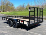 Quality Top Hat 83" x 18' Tandem Axle Heavy Duty Steel Utility Trailer - Image 11