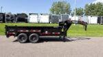 TOP HAT7X14 GOOSENECK DUMP TRAILER! - Image 7